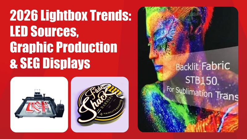 2026 Lightbox Trends: LED Sources, Graphic Production & SEG Displays